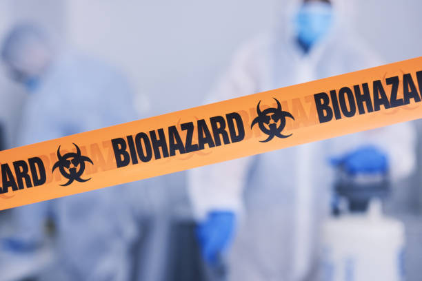 Professional Infectious Disease Decontamination technician working in Mt Baldy, CA